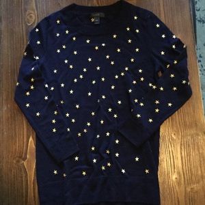 J Crew star sweater, XXS